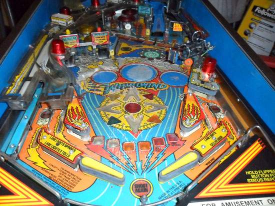 Whirlwind Playfield (Before) - Full Shot